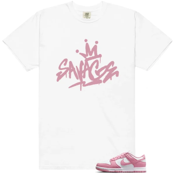 Dunk Low Next Nature Elemental Pink Savage Shirt