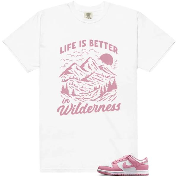 Dunk Low Next Nature Elemental Pink Wilderness Shirt