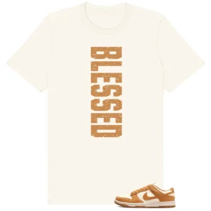 Dunk Low Next Nature Flax Coconut Milk Blessed Shirt