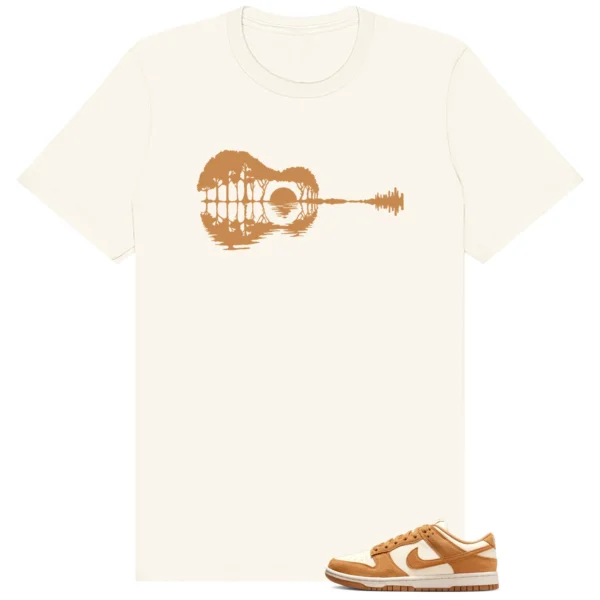 Dunk Low Next Nature Flax Coconut Milk Guitar Shirt