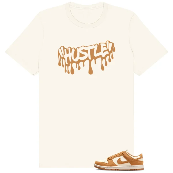 Dunk Low Next Nature Flax Coconut Milk Hustle Drip Shirt