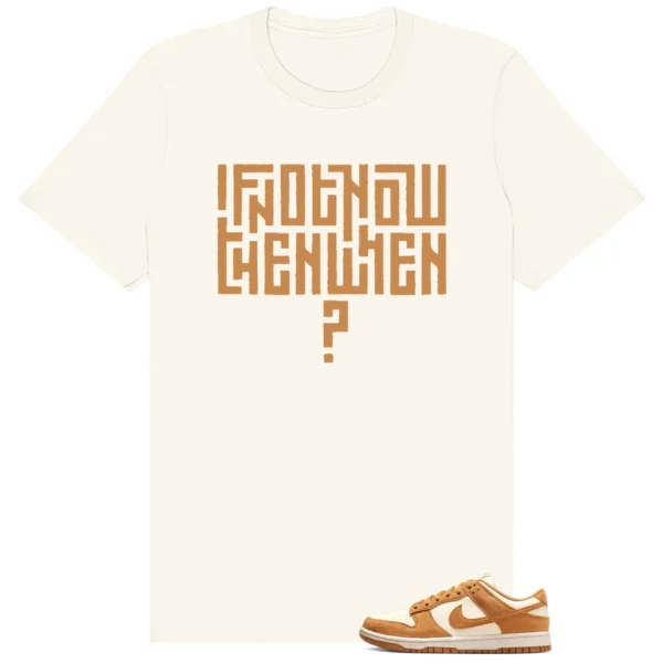 Dunk Low Next Nature Flax Coconut Milk Motivational Shirt