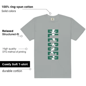 Essential Evergreen Aura Blessed Match Shirt features