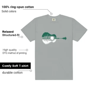 Essential Evergreen Aura Guitar Matching Tees features