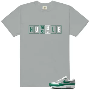 Essential Evergreen Aura Hustle Humble Match Shirt
