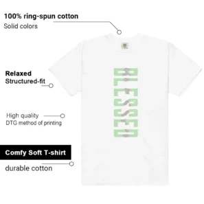 Essential Vapor Green Blessed Match Shirt features