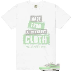Essential Vapor Green Built Different Matching Shirt