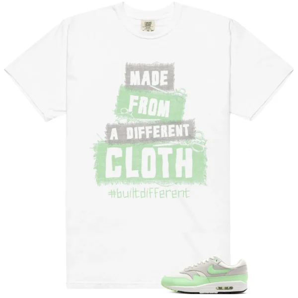 Essential Vapor Green Built Different Matching Shirt