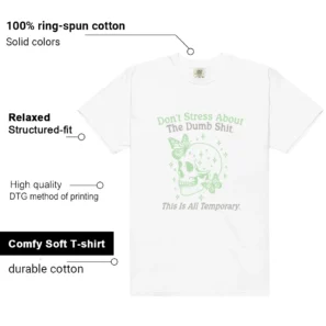 Essential Vapor Green Don't Stress Match Shirt features