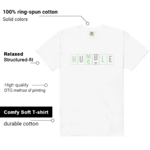 Essential Vapor Green Hustle Humble Match Shirt features