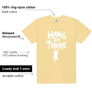 Field General Butter Soft Yellow Hang In There Matching Shirt features