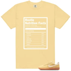 Field General Butter Soft Yellow Hustle Facts Matching Shirt