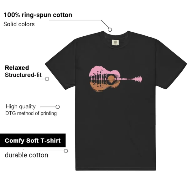 Field General Elemental Pink Guitar Shirt features