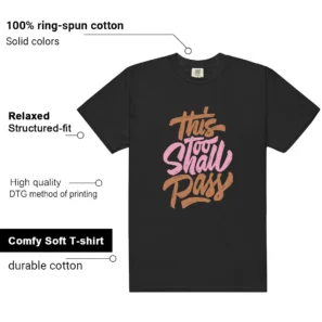 Field General Elemental Pink This Too Shall Pass Shirt features