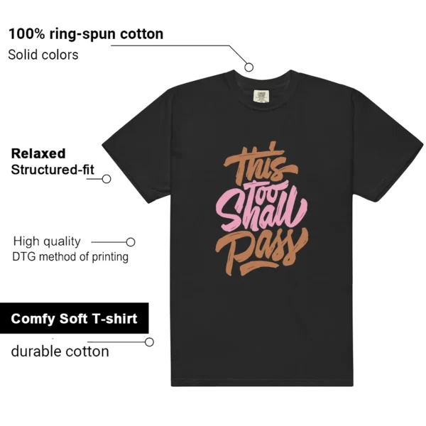 Field General Elemental Pink This Too Shall Pass Shirt features