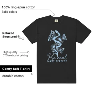 Foamposite Psychic Blue Be Real Shirt features