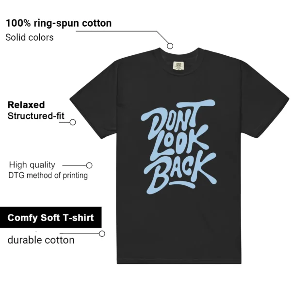 Foamposite Psychic Blue Dont Look Back Shirt features