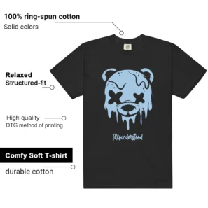 Foamposite Psychic Blue Drippy Bear Shirt features
