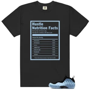 Foamposite Psychic Blue Hustle Facts Shirt