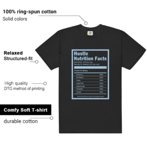 Foamposite Psychic Blue Hustle Facts Shirt features