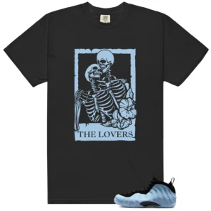 Foamposite Psychic Blue Lovers Shirt