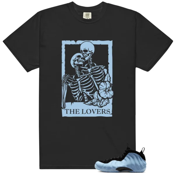 Foamposite Psychic Blue Lovers Shirt
