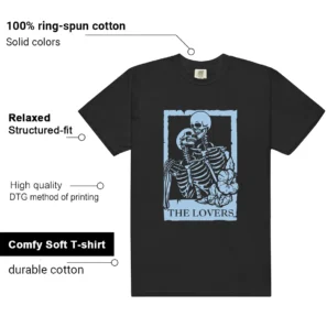 Foamposite Psychic Blue Lovers Shirt features
