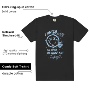 Foamposite Psychic Blue Match Energy Shirt features