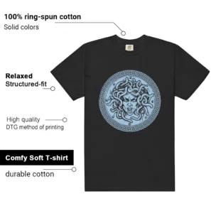 Foamposite Psychic Blue Medusa Shirt features
