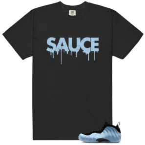 Foamposite Psychic Blue Sauce Shirt