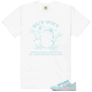 Funny But Why Shirt for Nike Dunk Low Glacier Blue