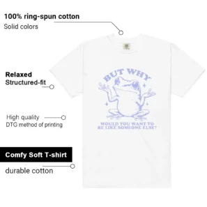 Funny But Why Shirt for Nike Dunk Low Next Nature Lilac features