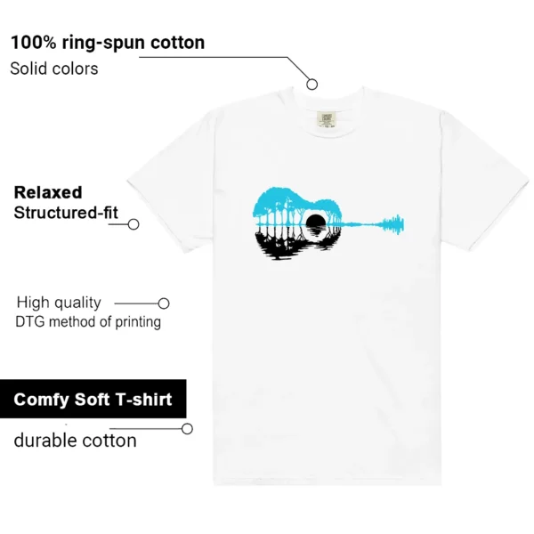 Guitar Shirt for Nike Dunk Next Nature N7 Dark Turquoise Sneaker features
