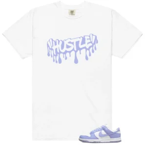 Hustle Drip Tee Matching Nike Dunk Low Next Nature Lilac
