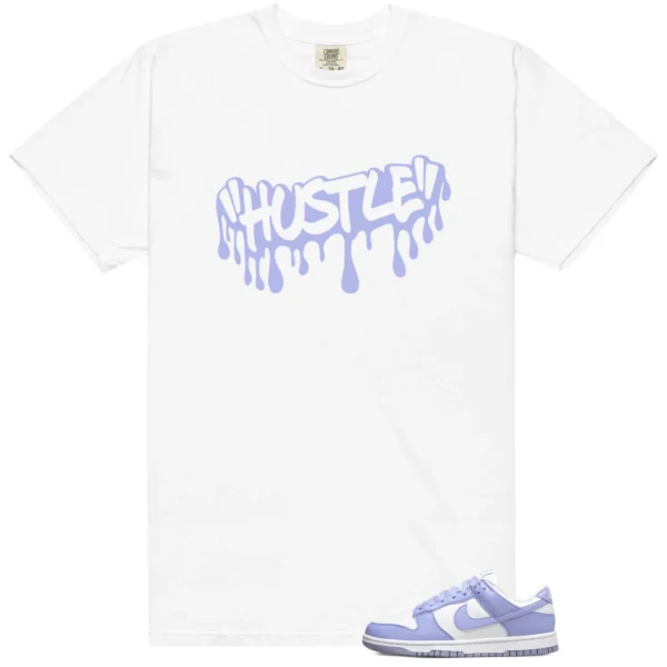 Hustle Drip Tee Matching Nike Dunk Low Next Nature Lilac