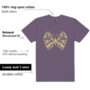 Kobe Protro Mamba Mentality Butterfly Skulls Matching Tees features