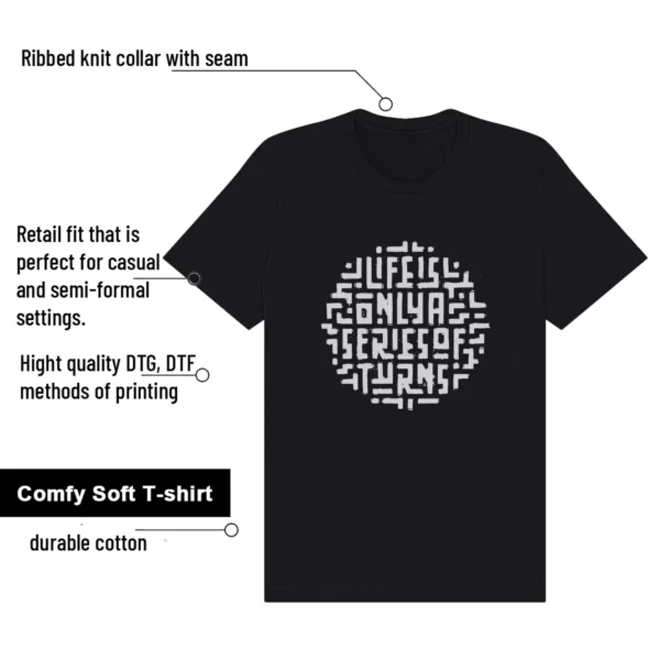 Life Turns Shirt to Match ASICS Gel-1130 Black Pure Silver | Philosophy Streetwear features
