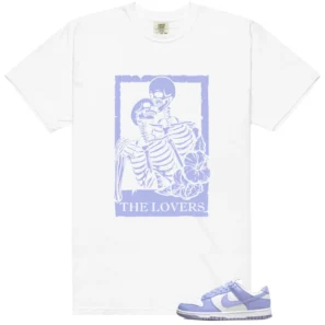 Lovers Tee for Nike Dunk Low Next Nature Lilac Sneakers