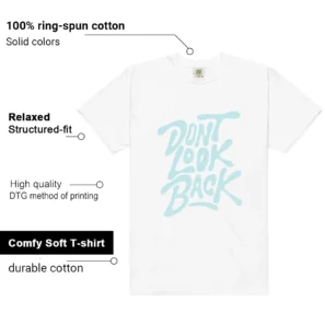 Nike Dunk Low Glacier Blue Matching: Don't Look Back Shirt features