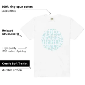 Nike Dunk Low Glacier Blue Sneaker Tee Life Turns features