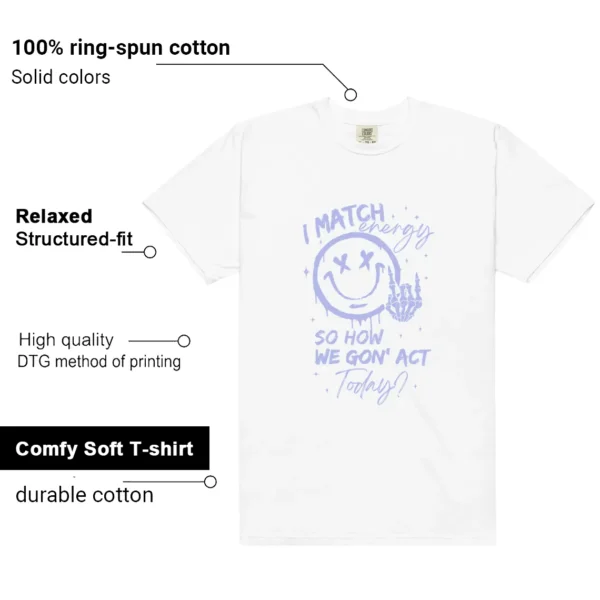 Nike Dunk Low Next Nature Lilac Matching Tee Shirt - Match Energy features