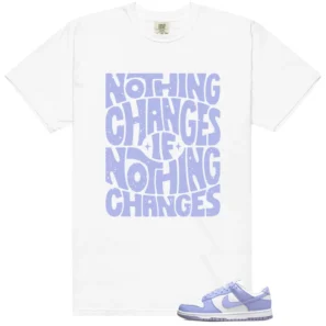 Nike Dunk Low Next Nature Lilac Style: Nothing Changes Tee