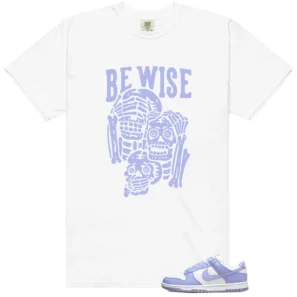 Nike Dunk Low Next Nature Lilac 'Be Wise' Matching Shirt