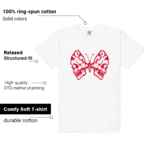 Nike Dunk Low SP St. John's Butterfly Skulls Tee | Gothic Streetwear Match features