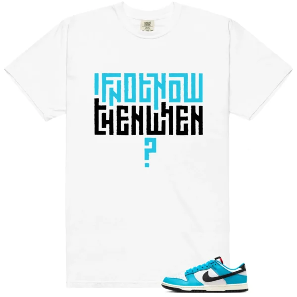 Nike Dunk Next Nature N7 Dark Turquoise Style T-shirt Motivational Graphic