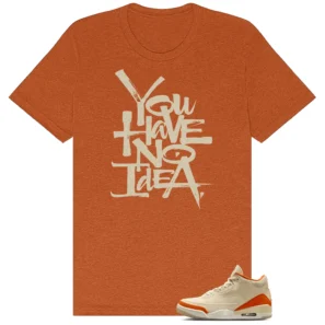 No Idea Shirt to match 3s Retro WMNS Starfish