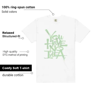 No Idea Shirt to match Essential Vapor Green features