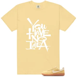 No Idea Shirt to match Field General Butter Soft Yellow