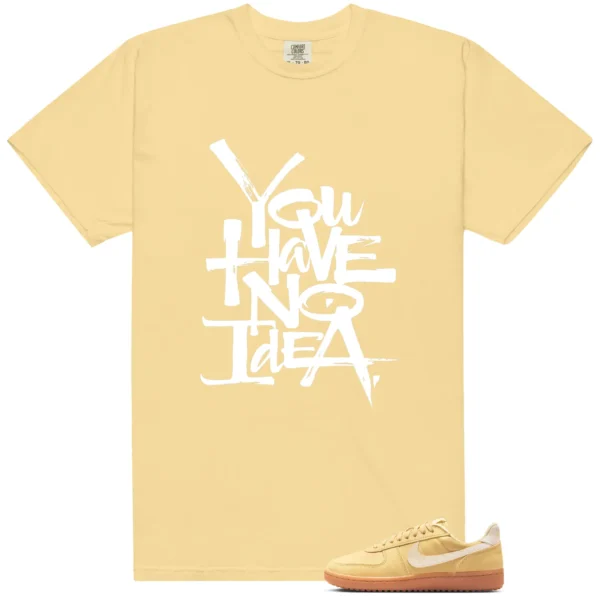 No Idea Shirt to match Field General Butter Soft Yellow