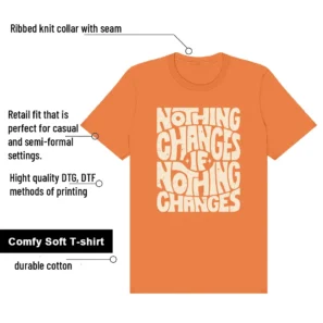 Nothing Changes Shirt to match Bright Ceramic and Sail features